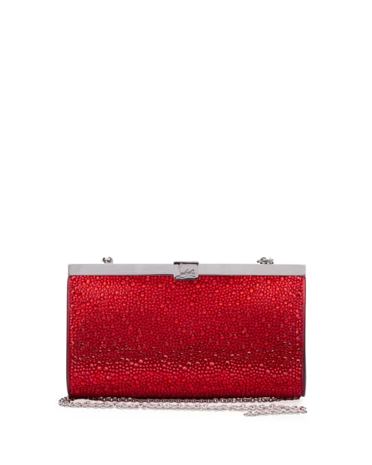 Christian Louboutin Palmette Small Clutch Bag | Neiman Marcus