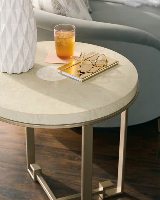 caracole Shell Eye End Table | Neiman Marcus