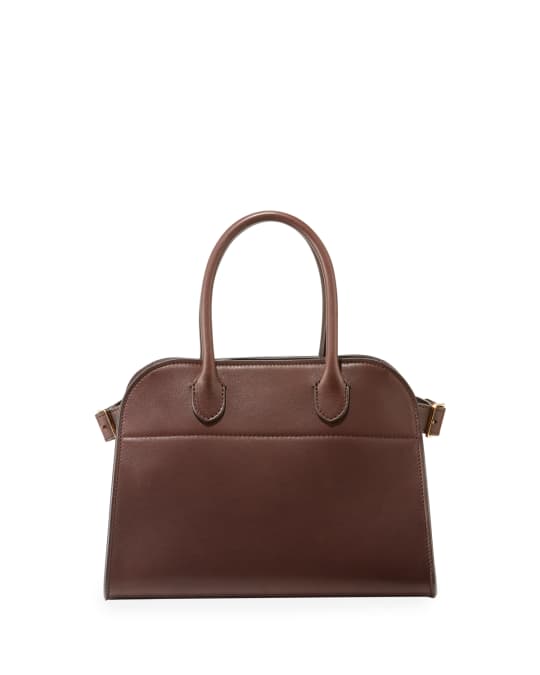 Soft Margaux 10 Top Handle Bag in Saddle Leather