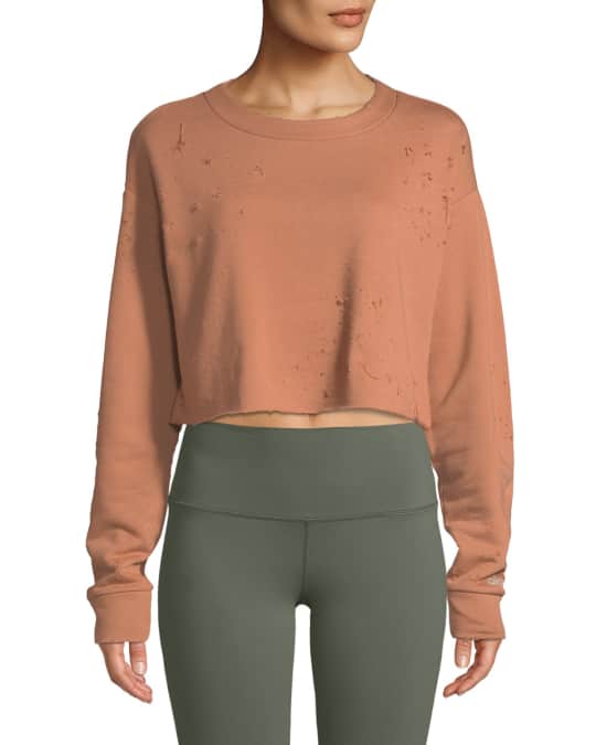Alo distressed 2025 hoodie