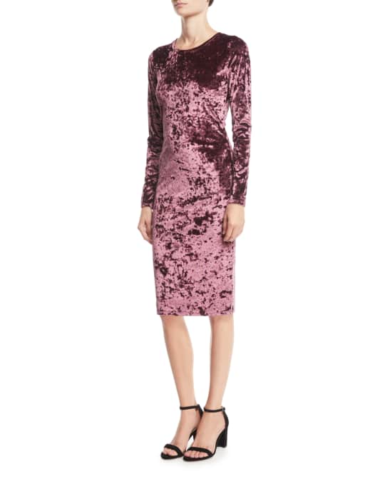 Michael kors top crushed velvet dress