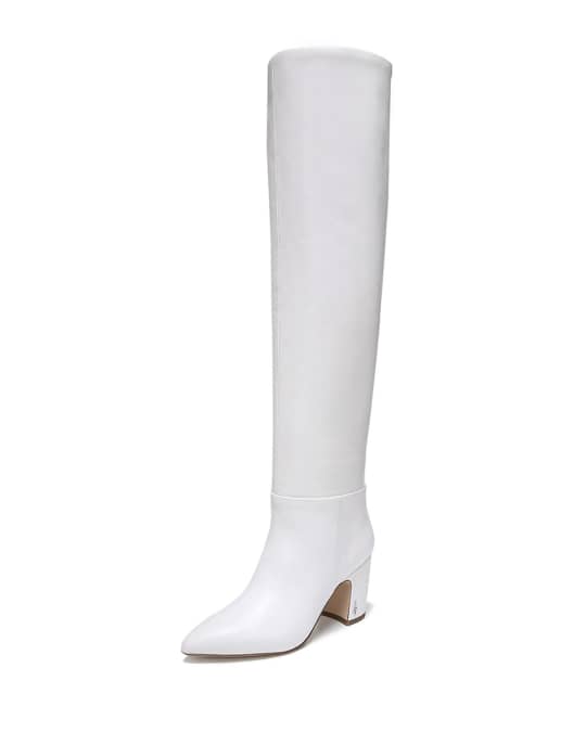 Sam Edelman Hutton Leather Over-The-Knee Boots | Neiman Marcus