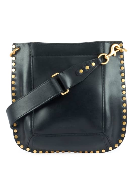 Isabel Marant Oskan Iconic Studded Leather Hobo Bag | Neiman Marcus