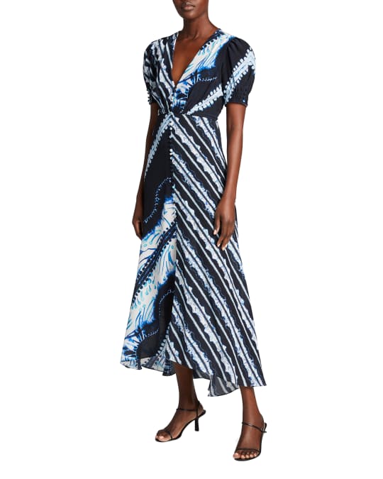 Lea Printed Long Dress