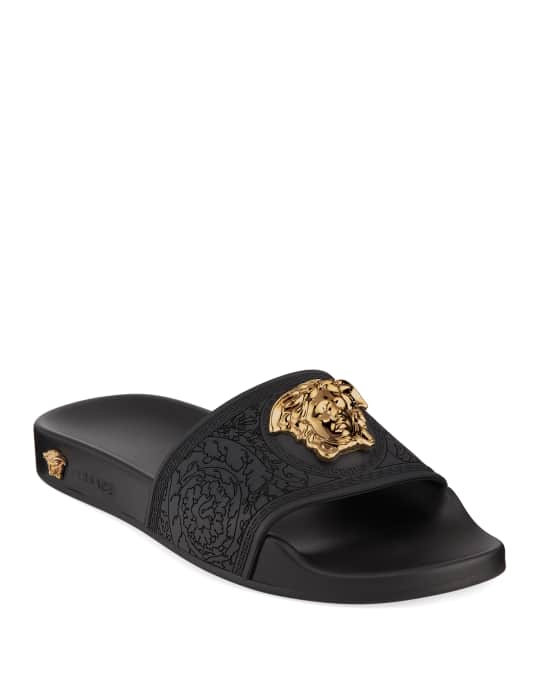 Versace palazzo medusa pool slide sandals top