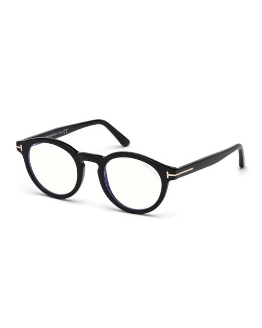 Tom ford round acetate optical glasses top
