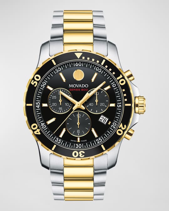 Men's Series 800 Chronograph Watch with 2-Tone Bracelet