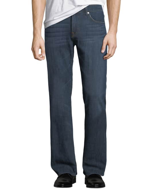 7 for all mankind Men's Brett Straight-Leg A-Pocket Jeans | Neiman Marcus