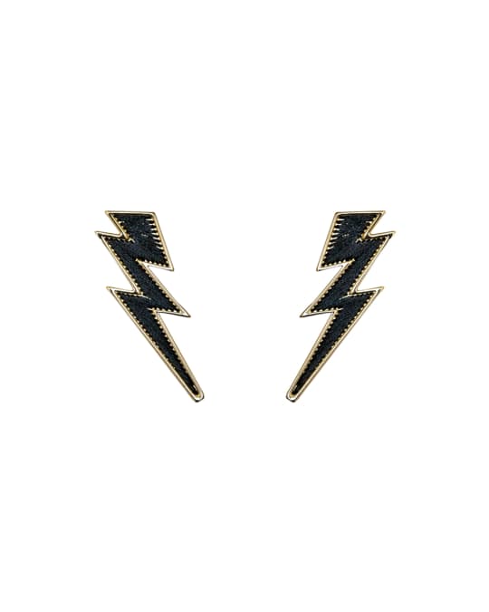 Lightning Bolt Thread Earrings
