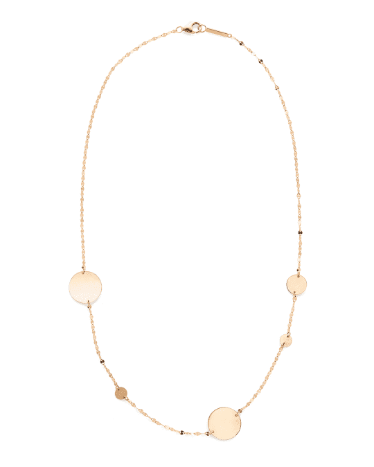 LANA 14k Gold Cleo Disc Necklace | Neiman Marcus