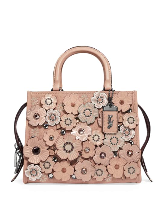 Coach 1941 Rogue 25 Crystal Tea Rose Tote Bag