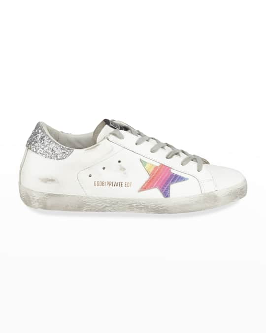 Rainbow glitter superstar sales