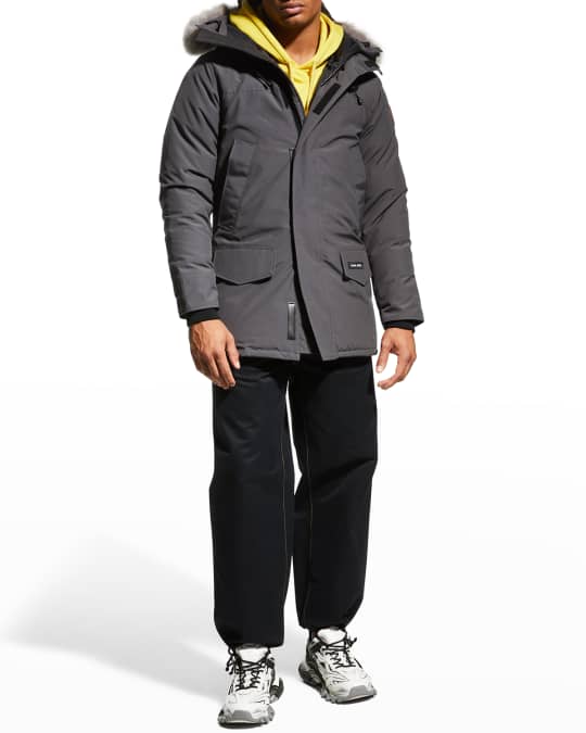 Canada goose men's langford arctic-tech parka store jacket with fur hood - fusion fit
