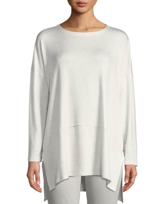 Eileen Fisher Oversized Terry Cloth Layered Tunic, Plus Size | Neiman ...