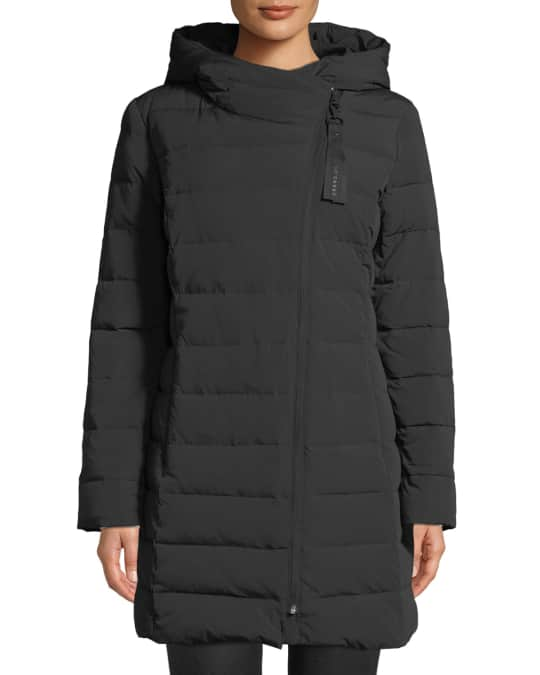 Cole Haan Asymmetric-Zip Puffer Jacket | Neiman Marcus