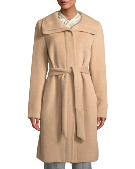 Cole Haan Suri Alpaca Wrap Coat Neiman Marcus
