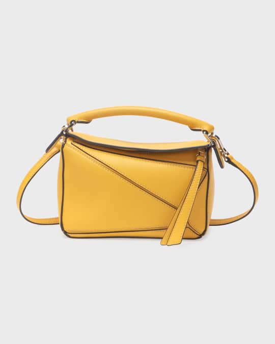 Loewe Puzzle Mini TopHandle Bag in Leather Neiman Marcus