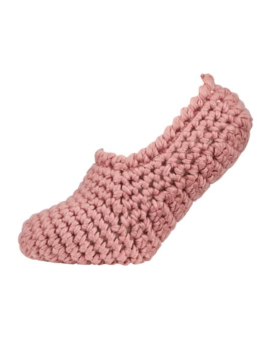 Wide-Knit Ankle Slipper Socks