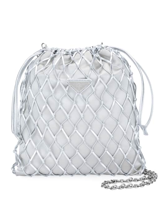 Prada silk new arrivals net bag
