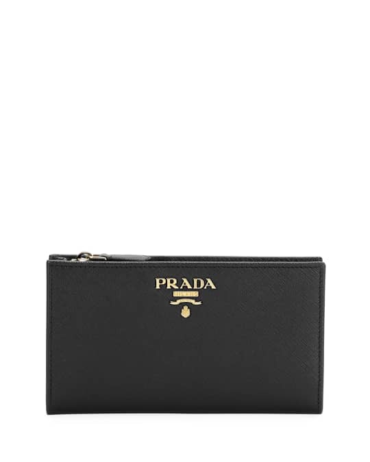 Prada Saffiano Leather Wallet | Neiman Marcus
