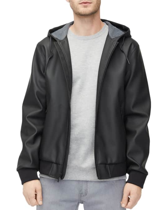 UGG Men s Diego Rubberized Zip Front Hoodie Neiman Marcus