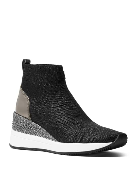 Michael michael kors skyler wedge best sale sneaker booties