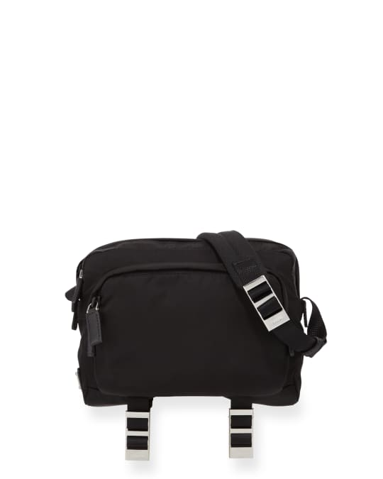 Prada Men's Nylon Crossbody Bag | Neiman Marcus