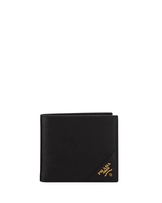 Prada Men's Saffiano Leather Wallet | Neiman Marcus