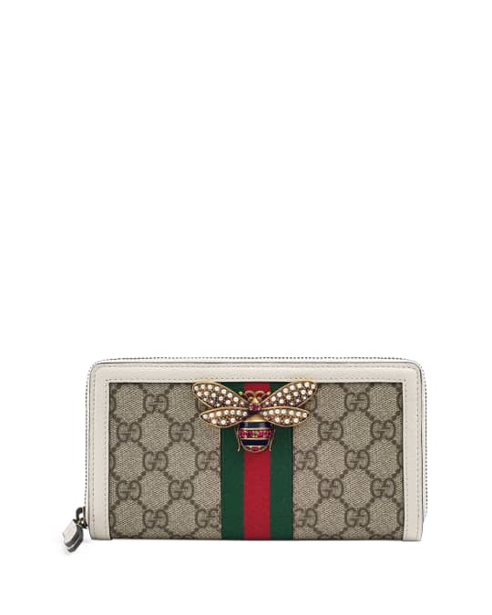 Gucci Queen Margaret GG Supreme Wallet | Neiman Marcus