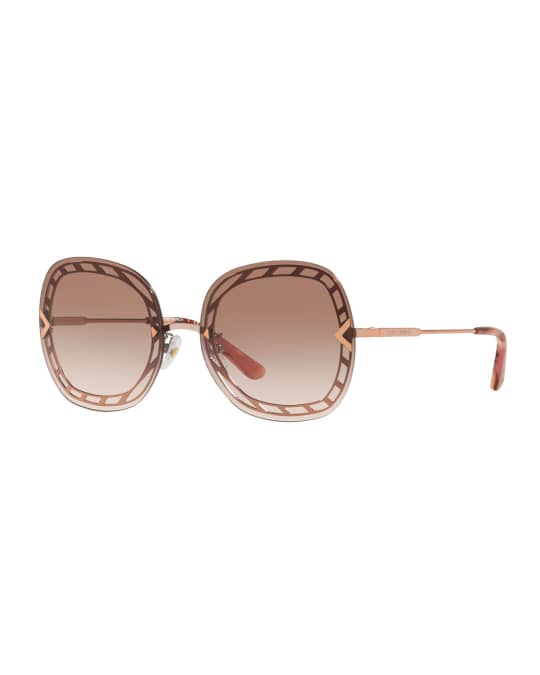 Tory burch rimless sunglasses hotsell