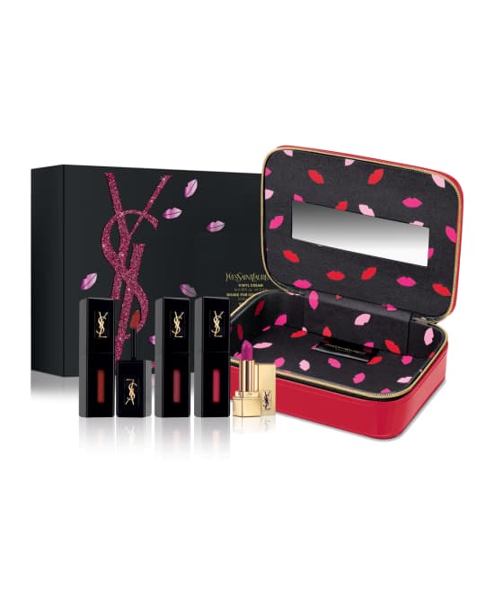 Exclusive vinyl cream on sale lip showroom set