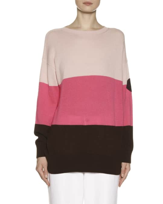 Moncler Cashmere Colorblock Sweater Neiman Marcus