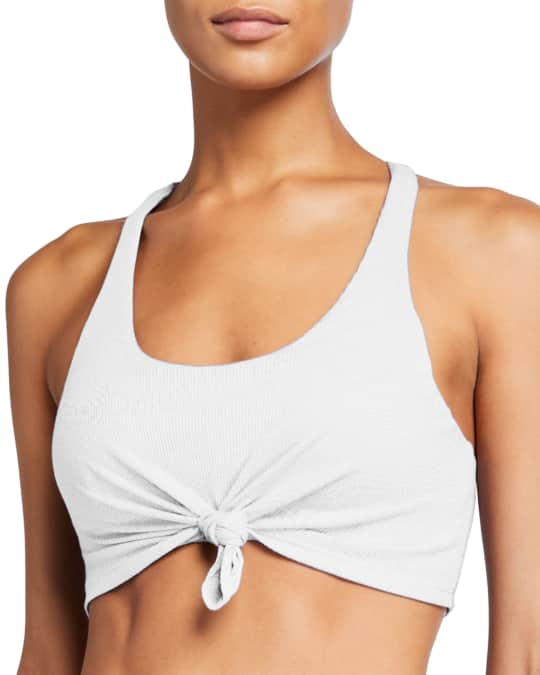 Knot Scoop Neck Tank Bra