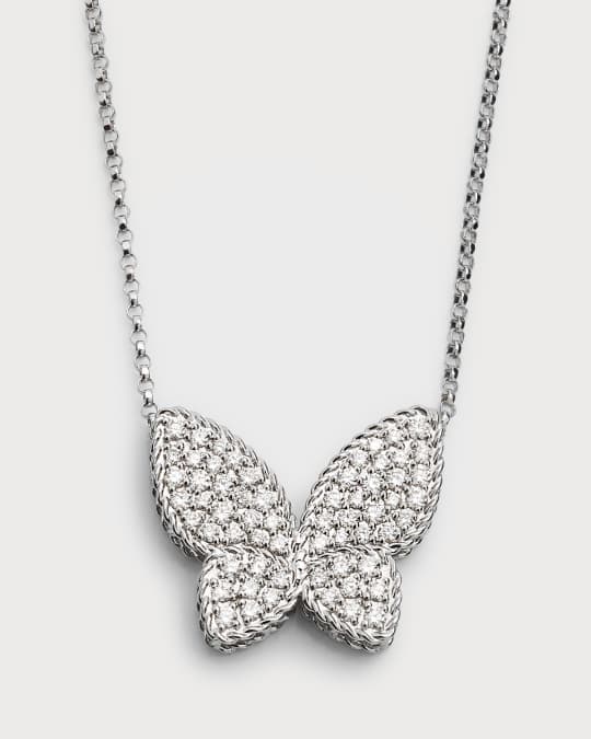 Roberto coin butterfly best sale necklace