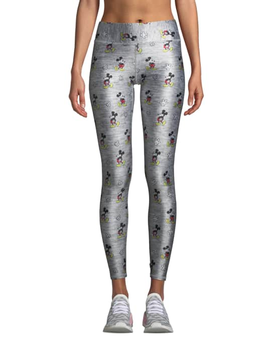 Terez Girls' Disney x Terez Heathered Mickey Mouse Leggings