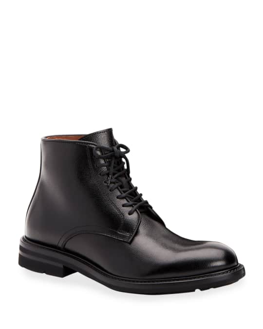 Aquatalia Men s Renzo Waterproof Leather Lace Up Boots Neiman Marcus