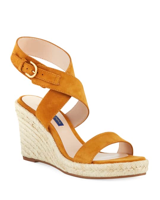 Stuart Weitzman Lexia Wedge Espadrille Sandals Neiman Marcus