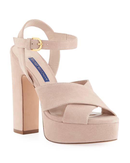 Joni Suede Platform Sandals