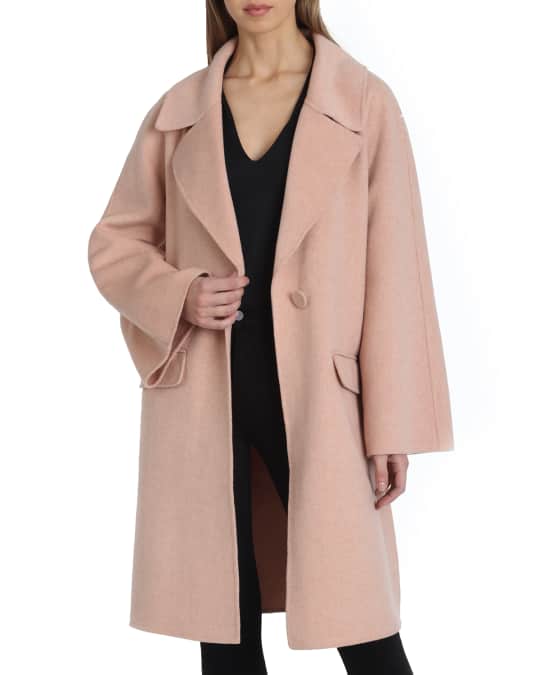 Badgley mischka hot sale wool coat
