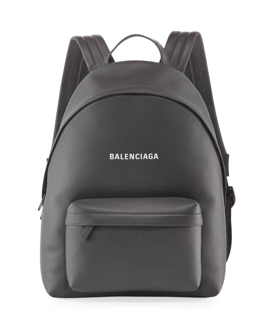Balenciaga Men's Everyday Large Leather Backpack Neiman Marcus