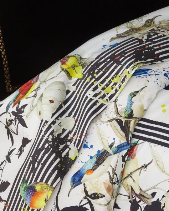 Roberto Cavalli Birds Ramage Flat Sheet | Neiman Marcus