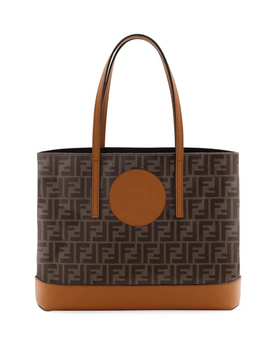 Fendi Fabric FF Shopping Tote Bag | Neiman Marcus