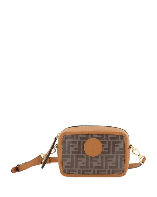 Fendi 1974 Mini Canvas Crossbody Bag | Neiman Marcus