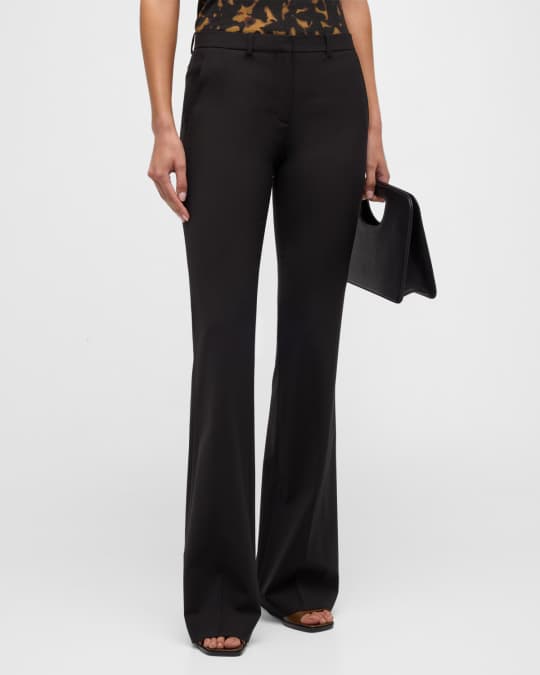 Theory Demitria Good Wool Suiting Pants | Neiman Marcus