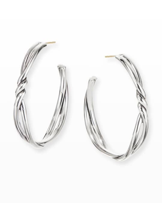 David Yurman Continuance Large Hoop Earrings | Neiman Marcus