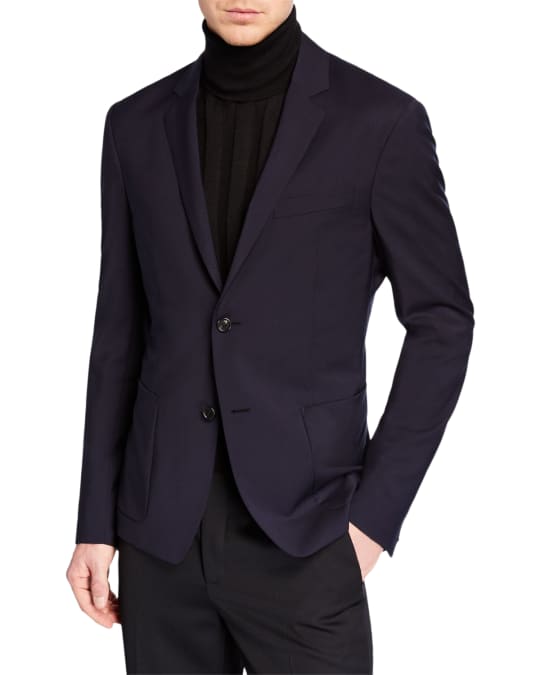 Prada Men s Poplin Wool Sport Jacket Neiman Marcus