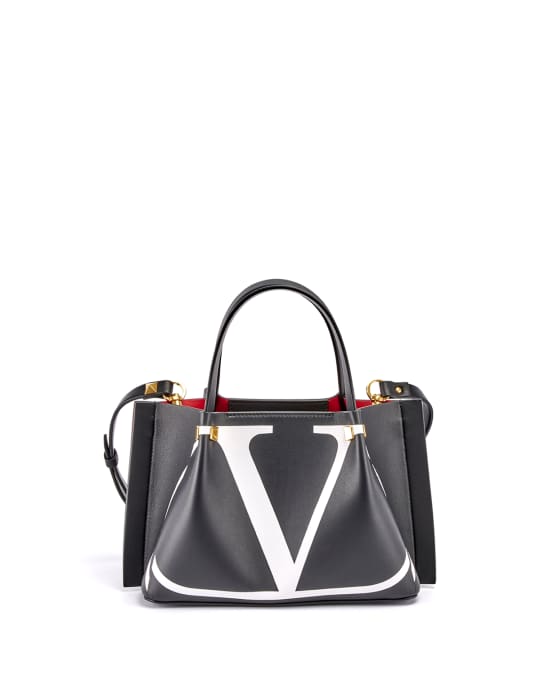 Valentino Black Vlogo Tote Handle Bag – The Closet