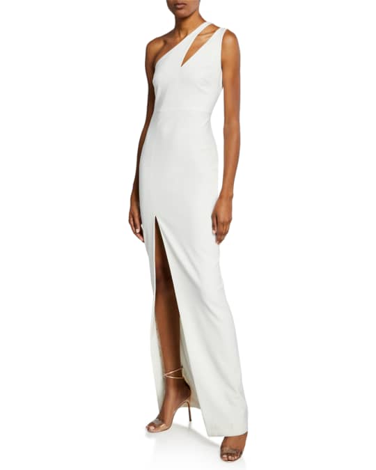 Likely roxy discount one shoulder gown