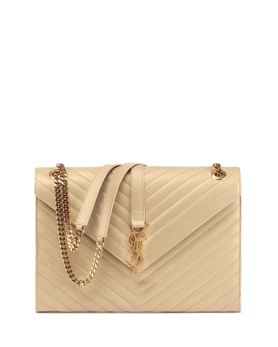 Saint Laurent Monogram YSL Matelasse Shoulder Bag | Neiman Marcus