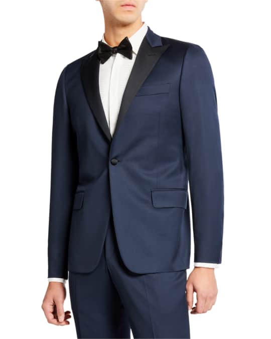 Hickey Freeman Men's Peak-Lapel Two-Piece Tuxedo Suit | Neiman Marcus